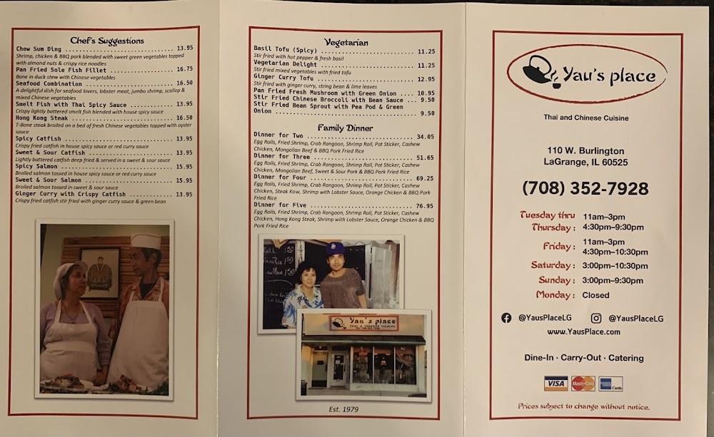 Yau's Place Menu image 3